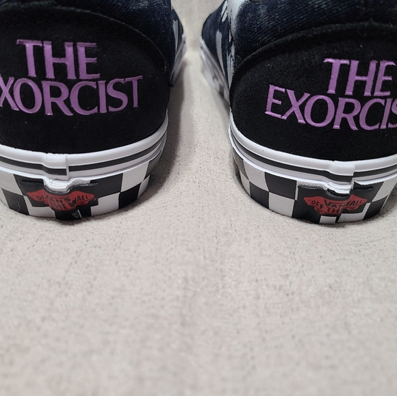 Vans Old Skool X House of Terror Horror “The Exorcist” Black Size 10.5 Men’s New - Picture 8 of 11
